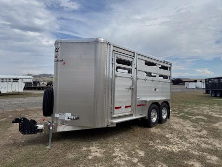 New 2027 Wilson Trailer Company 14' BP RANCH HAND Stock Trailer