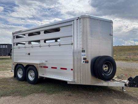 New 2027 Wilson Trailer Company 14' BP RANCH HAND Stock Trailer