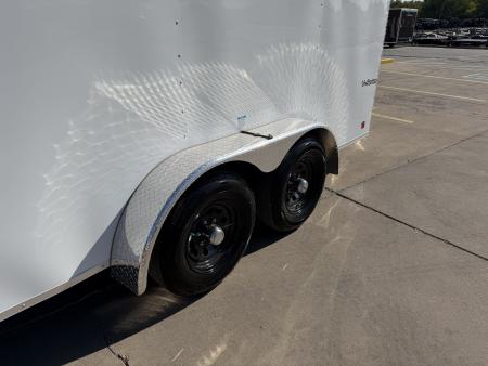 New #056552 2027 FOREST RIVER TA3 7 X 16 TANDEM AXLE 10K ENCLOSED W/ REAR RAMP DOOR
