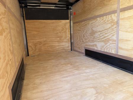 New #056552 2027 FOREST RIVER TA3 7 X 16 TANDEM AXLE 10K ENCLOSED W/ REAR RAMP DOOR