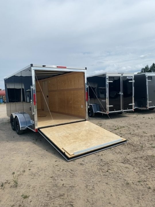 New 2026 Stealth Trailers 7X16 BLACK 7' Cargo / Enclosed Trailer
