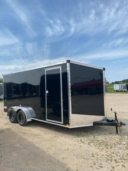 New 2026 Stealth Trailers 7X16 BLACK 7' Cargo / Enclosed Trailer