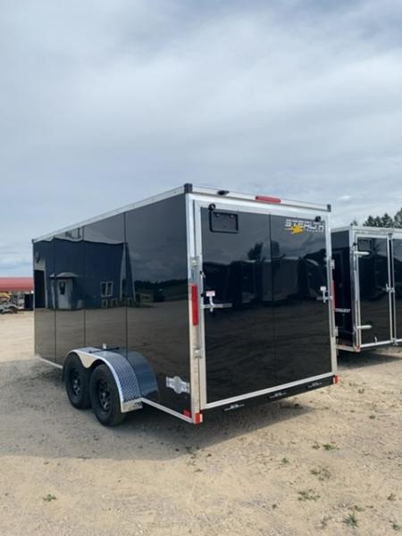 New 2026 Stealth Trailers 7X16 BLACK 7' Cargo / Enclosed Trailer