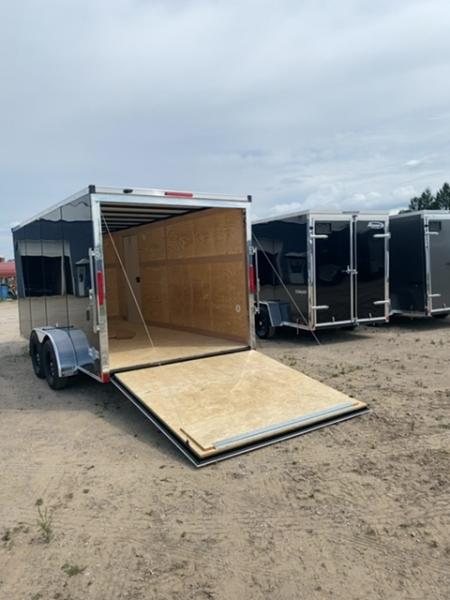 New 2026 Stealth Trailers 7X16 BLACK 7' Cargo / Enclosed Trailer