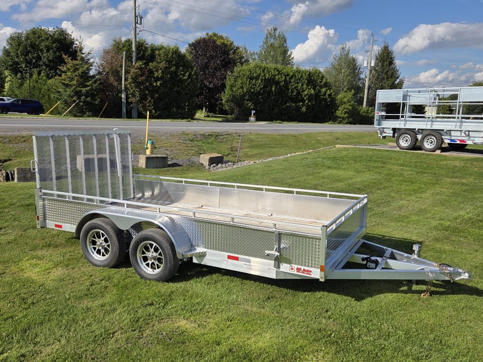 New 2027 All Aluminum 7'x14' Landscape Trailer Utility Trailer