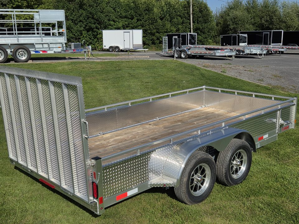 New 2027 All Aluminum 7'x14' Landscape Trailer Utility Trailer