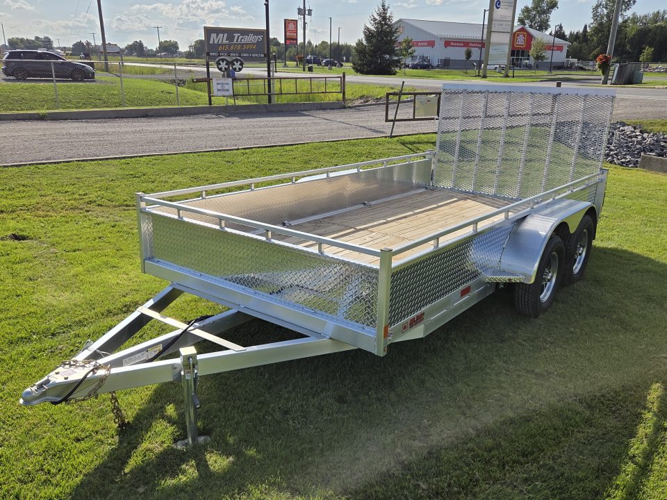 New 2027 All Aluminum 7'x14' Landscape Trailer Utility Trailer