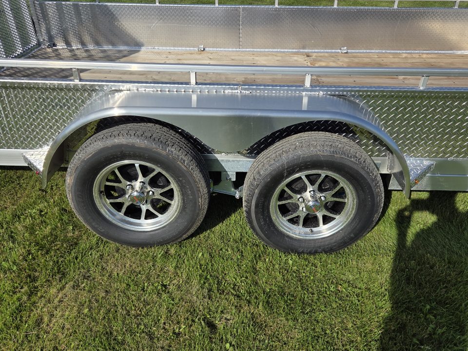 New 2027 All Aluminum 7'x14' Landscape Trailer Utility Trailer