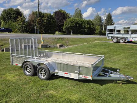 New 2027 All Aluminum 7'x14' Landscape Trailer Utility Trailer