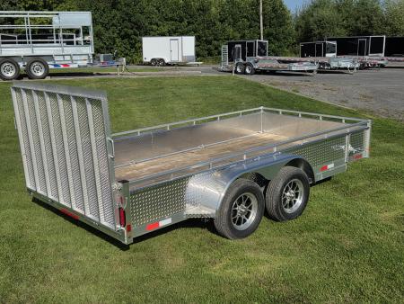 New 2027 All Aluminum 7'x14' Landscape Trailer Utility Trailer
