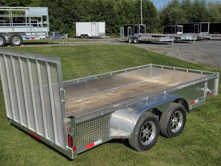New 2027 All Aluminum 7'x14' Landscape Trailer Utility Trailer