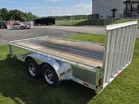 New 2027 All Aluminum 7'x14' Landscape Trailer Utility Trailer
