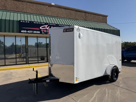 New #098149 2027 FOREST RIVER SA 6 X 12 SINGLE AXLE 3K ENCLOSED W/ REAR RAMP DOOR