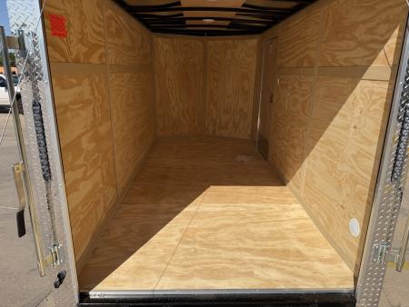 New #098149 2027 FOREST RIVER SA 6 X 12 SINGLE AXLE 3K ENCLOSED W/ REAR RAMP DOOR