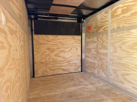 New #098149 2027 FOREST RIVER SA 6 X 12 SINGLE AXLE 3K ENCLOSED W/ REAR RAMP DOOR