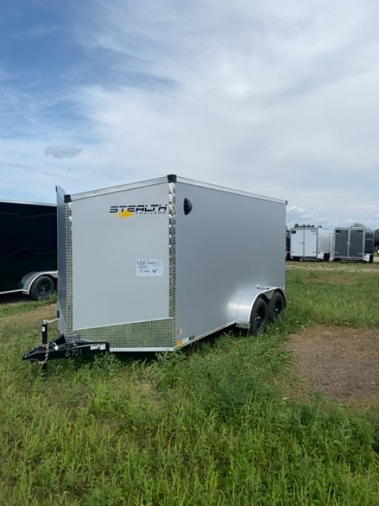 New 2026 Stealth Trailers 7X14 SILVER 7' Cargo / Enclosed Trailer