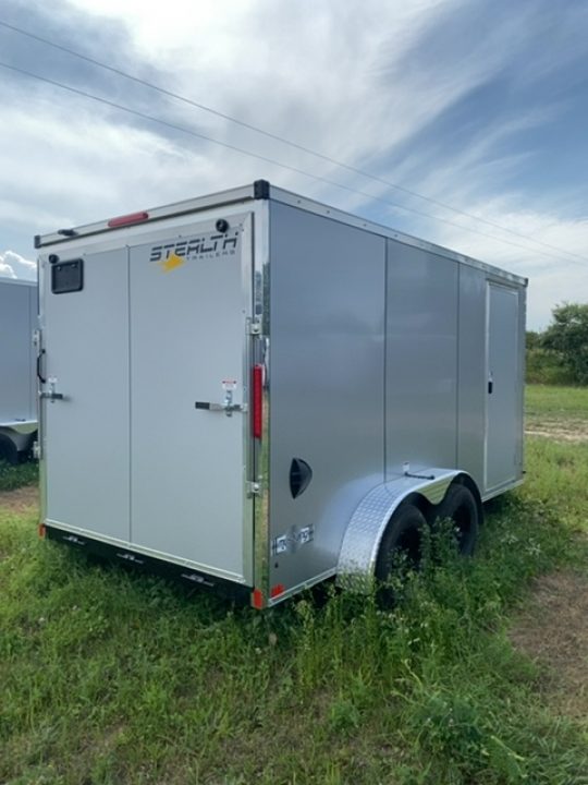 New 2026 Stealth Trailers 7X14 SILVER 7' Cargo / Enclosed Trailer