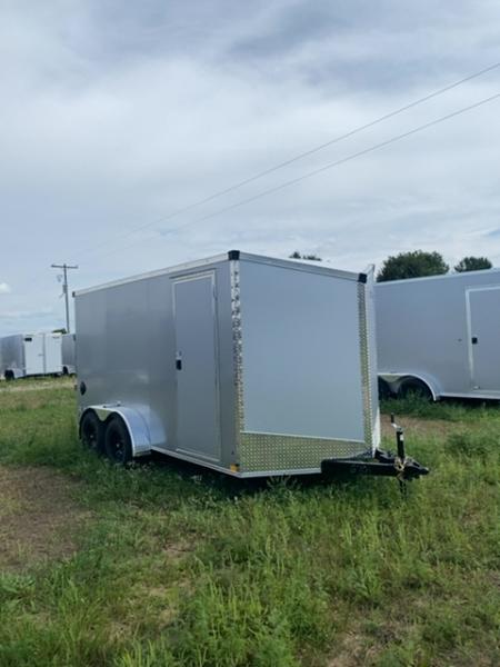 New 2026 Stealth Trailers 7X14 SILVER 7' Cargo / Enclosed Trailer