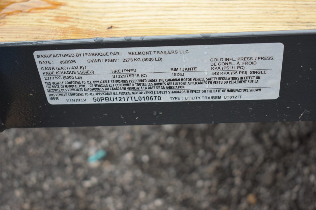 New 2026 Belmont Drop Tail Landscape Trailer
