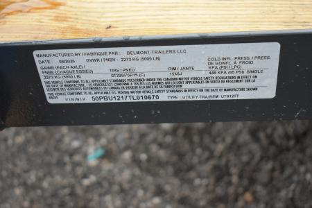 New 2026 Belmont Drop Tail Landscape Trailer
