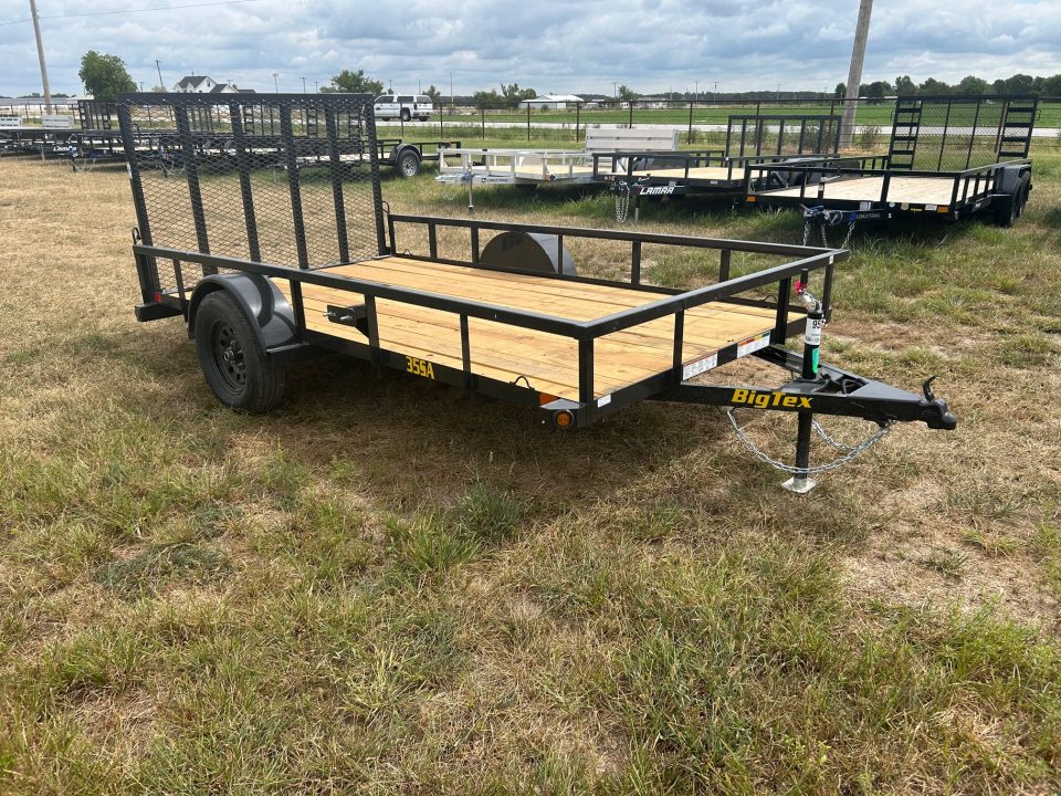 New 2027 Big Tex 77x12 3K Single Axle Utility w/ 4' Ramp Gate