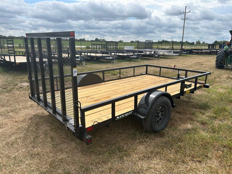 New 2027 Big Tex 77x12 3K Single Axle Utility w/ 4' Ramp Gate