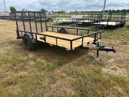 New 2027 Big Tex 77x12 3K Single Axle Utility w/ 4' Ramp Gate