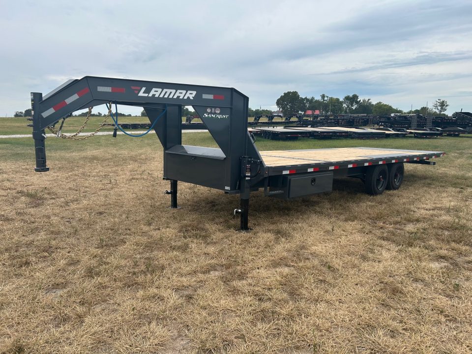 New 2027 Lamar 102x24 Tandem 16K GN Deckover Power Tilt w/ Tuff Wireless