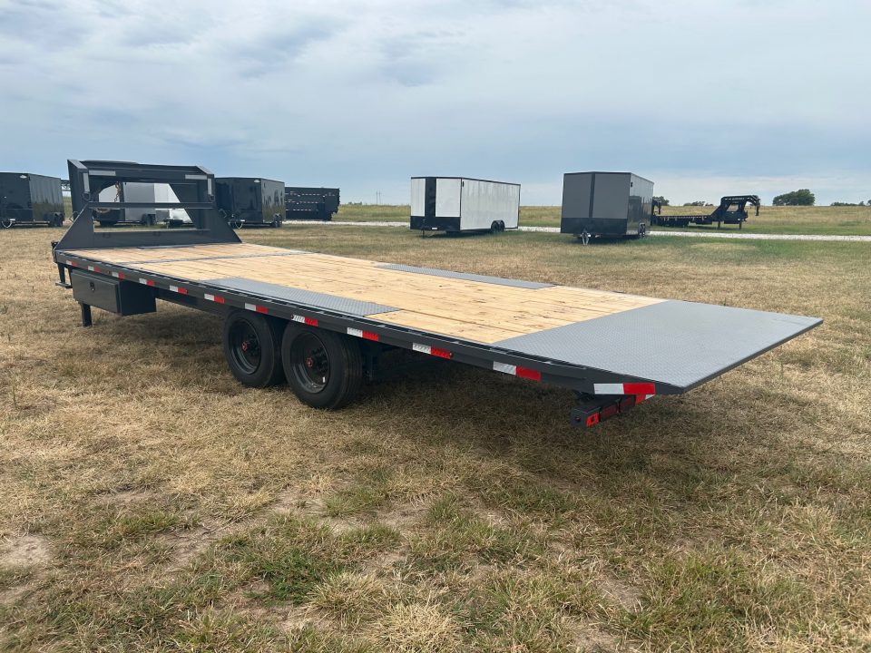 New 2027 Lamar 102x24 Tandem 16K GN Deckover Power Tilt w/ Tuff Wireless