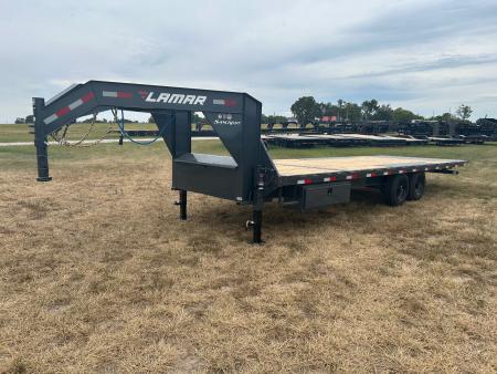 New 2027 Lamar 102x24 Tandem 16K GN Deckover Power Tilt w/ Tuff Wireless