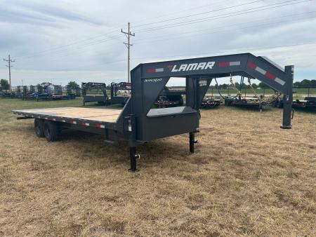 New 2027 Lamar 102x24 Tandem 16K GN Deckover Power Tilt w/ Tuff Wireless