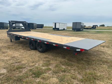 New 2027 Lamar 102x24 Tandem 16K GN Deckover Power Tilt w/ Tuff Wireless