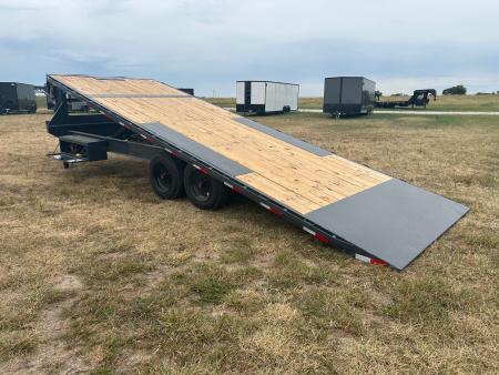 New 2027 Lamar 102x24 Tandem 16K GN Deckover Power Tilt w/ Tuff Wireless