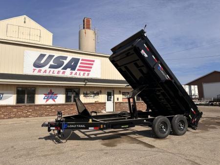 New 2027 Load Trail 83x14Ft 14K W/7 Gauge Floor and 24  Sides Dump Trailer