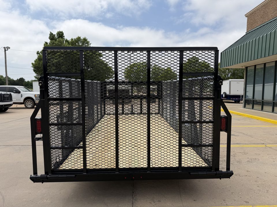 New #144634 2026 MP CUSTOM 16 X 83 TANDEM AXLE PIPE TOP 7K LANDSCAPE TRAILER W/ 4' SIDES