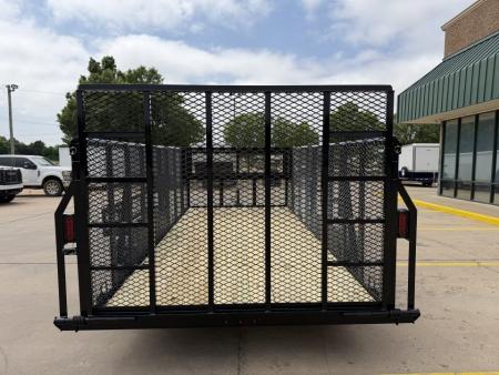 New #144634 2026 MP CUSTOM 16 X 83 TANDEM AXLE PIPE TOP 7K LANDSCAPE TRAILER W/ 4' SIDES