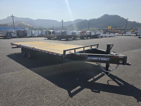 New 2026 Sure-Trac 8.5x22 HD Deckover Flatbed Trailer 15K GVWR