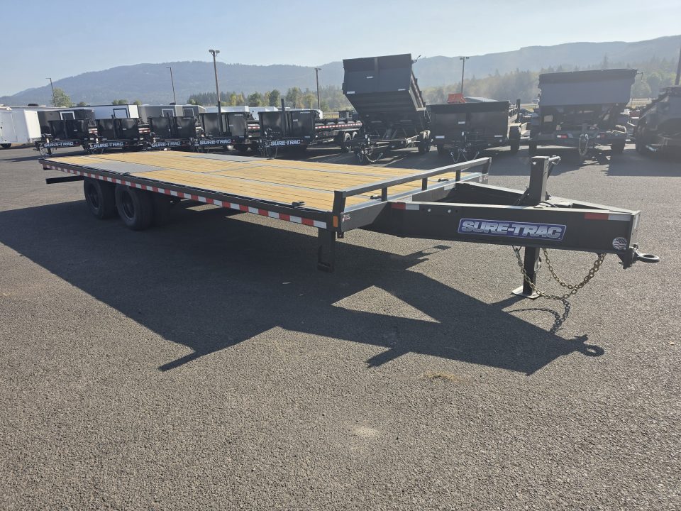 New 2026 Sure-Trac 8.5x25 HD Deckover Flatbed Trailer 22.5K GVWR