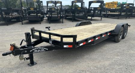 New 2026 Road Boss 83x22 Heavy Duty Bumper Pull Car Hauler / Equipment Trailer