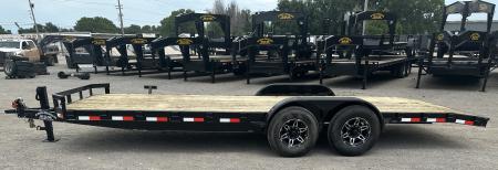 New 2026 Road Boss 83x22 Heavy Duty Bumper Pull Car Hauler / Equipment Trailer
