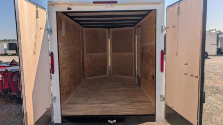 New 2027 Homesteader 6x12 Intrepid V-Nose Cargo Trailer w/ Barn Doors