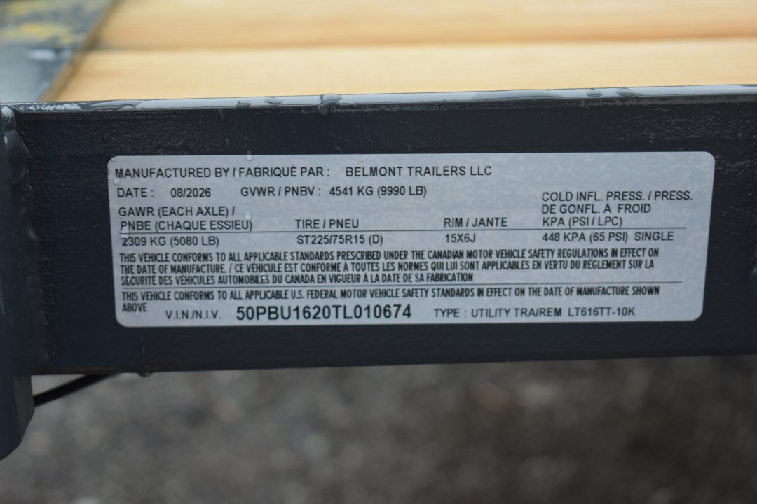 New 2026 Belmont Split Tail Landscape Trailer