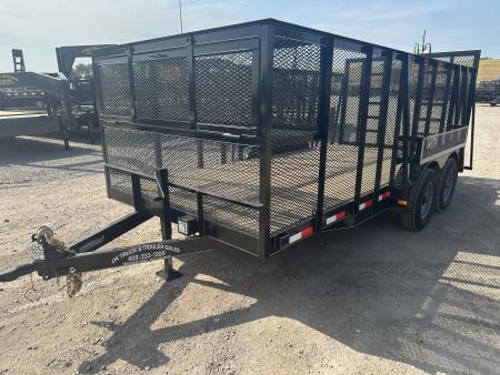 New 2027 Road Boss Medium Duty 83x16 Landscape Trailer Lawn Equipment