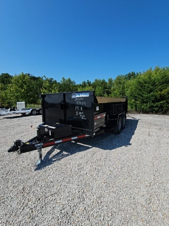 Used 2025 Pratt Industries 83" x 14' 14K Dual Ram Dump Trailer
