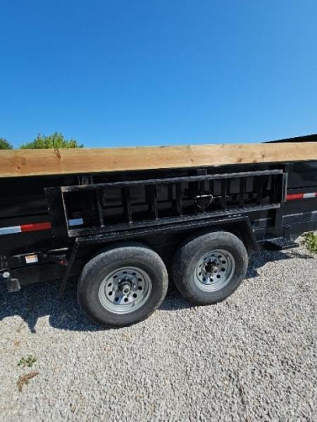 Used 2025 Pratt Industries 83" x 14' 14K Dual Ram Dump Trailer