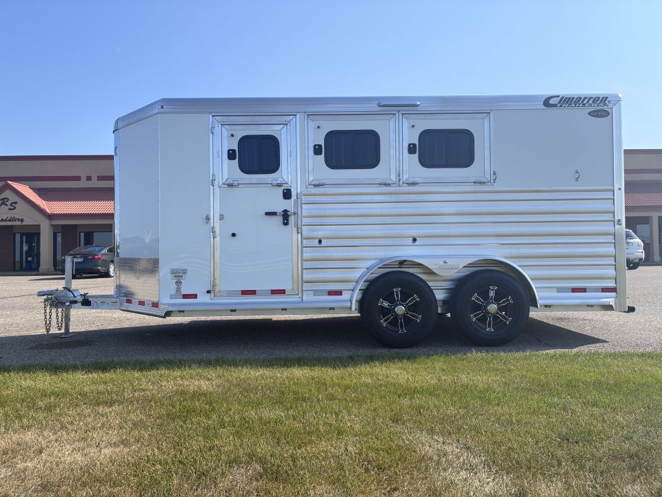 New 2027 Cimarron Trailers 3H BP Horse Trailer