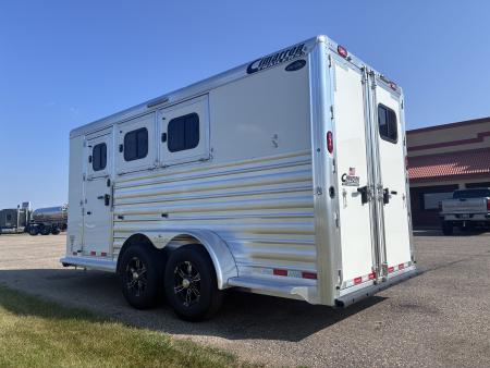 New 2027 Cimarron Trailers 3H BP Horse Trailer