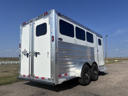 New 2027 Cimarron Trailers 3H BP Horse Trailer