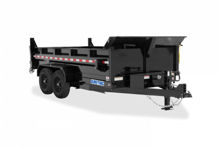 New 2027 Sure-Trac 7 X 14 HD Low Profile Telescopic Dump 14K