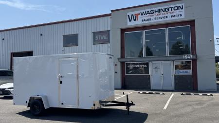 New 2027 Mirage Trailers 6X12 FLAT TOP ROUND FRONT 3K Cargo / Enclosed Trailer